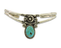 Navajo Cuff Bracelet 925 Silver Turquoise Cuff Native American Artist C.80's