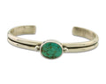 Navajo Cuff Bracelet 925 Silver Turquoise Cuff Native American Artist C.80's