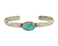 Navajo Cuff Bracelet 925 Silver Turquoise Cuff Native American Artist C.80's