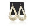 Navajo Dangle Earrings 925 Silver Hand Stamped Native American Artist C.80's