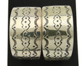 Navajo Earrings 925 Silver Half Hoop Handmade Native American Artist C.80's