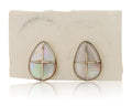 Navajo Earrings 925 Silver Pink Mussel Native American Artist C.80's