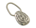 Navajo Hand Stamped Key Chain .925 Silver Handmade Native American Artist C.80's