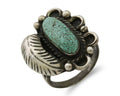 Navajo Handmade Ring 925 Silver Mine 8 Turquoise Native Artist C.80's