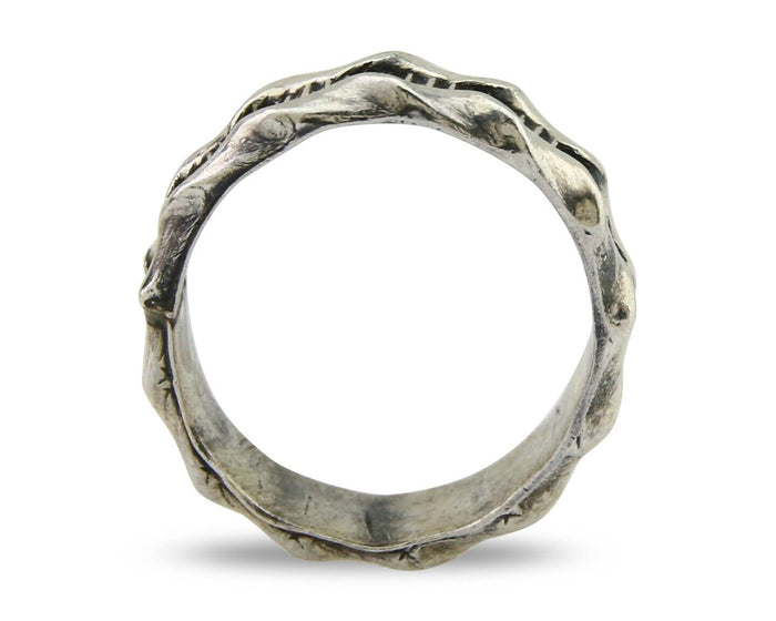 Navajo Handmade Ring 925 Silver Native American Size 2.0 C.80's