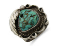 Navajo Handmade Ring 925 Silver Natural Turquoise Native Artist C.80's