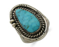 Navajo Handmade Ring 925 Silver Turquoise Native Artist C.80's