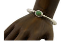 Navajo Kingman Turquoise Bracelet 925 Silver Artist Native American C.80's