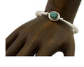 Navajo Kingman Turquoise Bracelet 925 Silver Artist Native American C.80's
