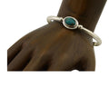 Navajo Kingman Turquoise Bracelet 925 Silver Artist Native American C.80's