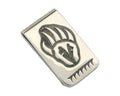 Navajo Money Clip 925 Silver & 999 Nickle Animal Claw Native Artist C.80's