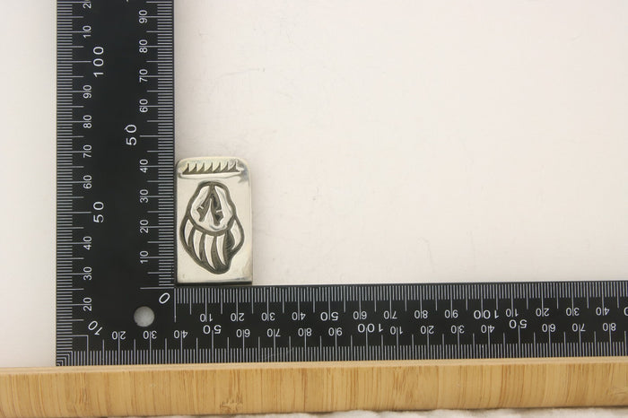 Navajo Money Clip 925 Silver & 999 Nickle Animal Claw Native Artist C.80's