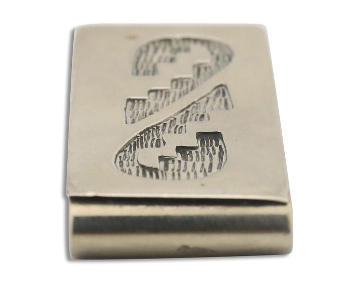 Navajo Money Clip Handmade .925 Silver & .999 Nickle C.80's
