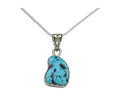 Navajo Necklace 925 Silver Blue Turquoise Artist Signed Tony Guerro C.80's