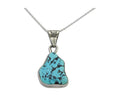 Navajo Necklace 925 Silver Blue Turquoise Artist Signed Tony Guerro C.80's