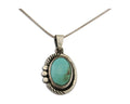Navajo Necklace 925 Silver Natural Turquoise Artist M Montoya C.80's