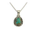 Navajo Necklace 925 Silver Natural Turquoise Artist Signed C Montoya C.80's
