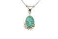 Navajo Necklace 925 Silver Natural Turquoise Artist Signed Jennifer Begay C.80's