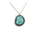 Navajo Necklace 925 Silver Natural Turquoise Artist Signed Yazzie C.80's