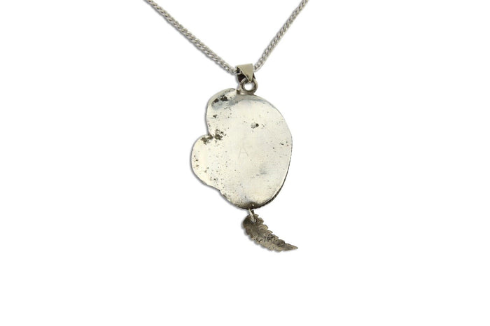 Navajo Necklace 925 Silver Natural Turquoise Native American Artist C.80's