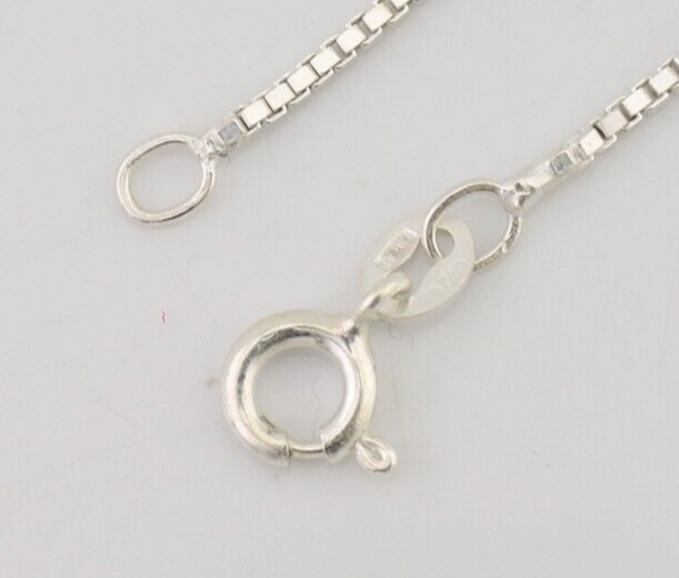 Navajo Necklace 925 Silver Natural Turquoise Signed Sunset C.85