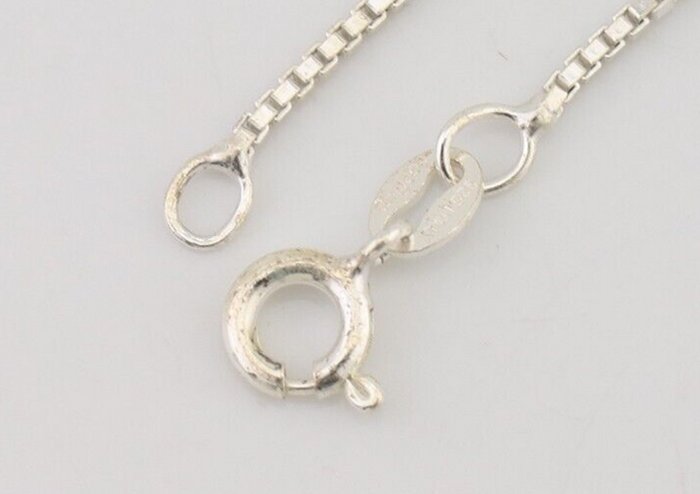 Navajo Necklace 925 Silver Natural Turquoise Signed Sunset C.85