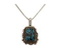 Navajo Necklace 925 Silver Turquoise Artist Signed Billy Eagle C.80's
