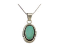 Navajo Necklace 925 Silver Turquoise Native American Artist C.80's