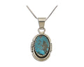 Navajo Necklace 925 Silver Turquoise Native American Artist C.80's
