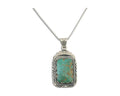 Navajo Necklace 925 Silver Turquoise Native Artist Signed Sunset C.80's