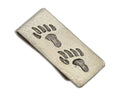 Navajo Paw Money Clip Handmade .925 Silver & .999 Nickle C.80's