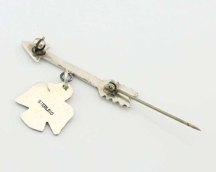 Navajo Pin Sterling Silver Thunderbird Arrow Artist Native American Artist
