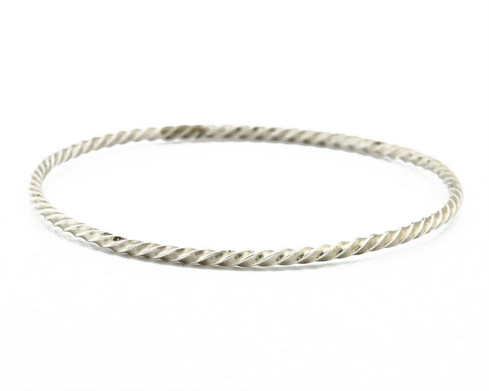 Navajo Rare Handmade Baby Hand Spun .925 SOLID Sterling Silver Bracelet