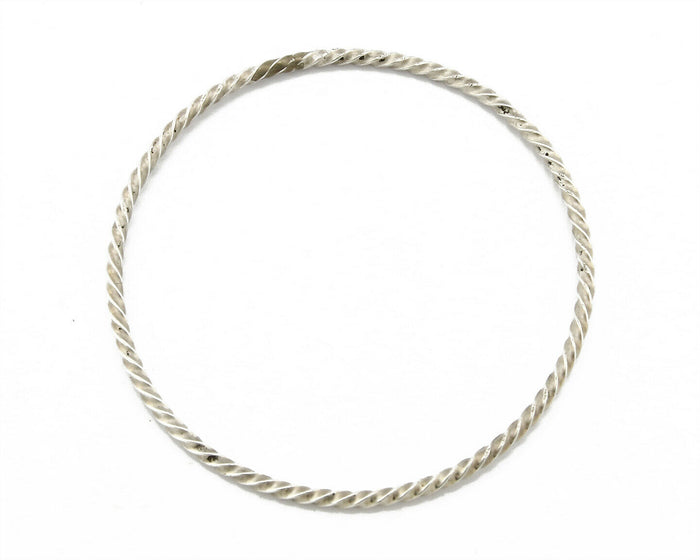 Navajo Rare Handmade Baby Hand Spun .925 SOLID Sterling Silver Bracelet