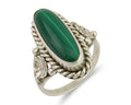 Navajo Ring 925 Silver Buffalo Tuquoise Artist Signed Davina Benally Size 7.25