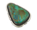 Navajo Ring 925 Silver Kingman Turquoise Artist Signed Doug Zachary C.80's