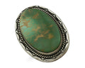 Navajo Ring 925 Silver Manassas Turquoise Tobe Turpen Native Artist C.80's