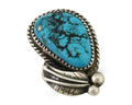 Navajo Ring 925 Silver Natural Blue Turquoise Native American Artist C.80's