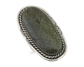 Navajo Ring 925 Silver Natural Turquoise Artist Signed G C.80's