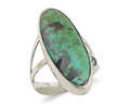 Navajo Ring 925 Silver Natural Turquoise Native American Artist C.80's