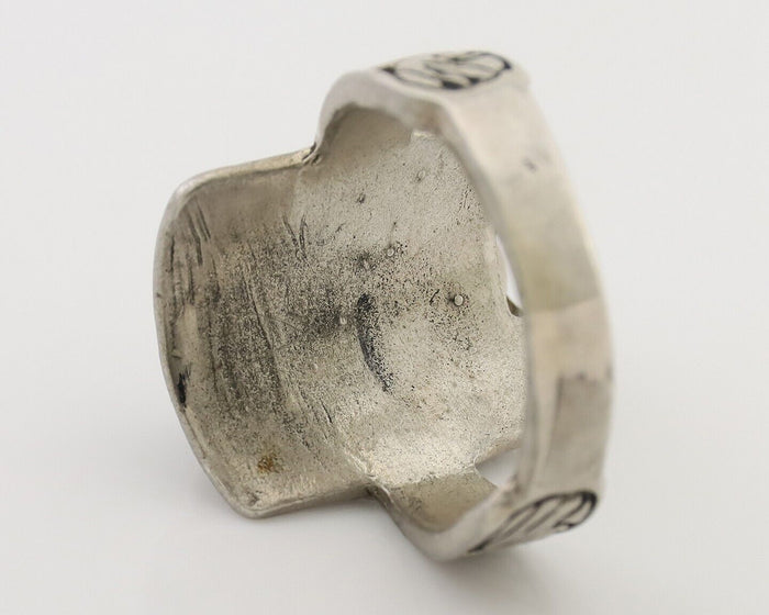Navajo Ring 925 Silver Natural Turquoise Native American Artist C.80's