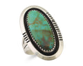 Navajo Ring 925 Silver Royston Turquoise Native American Artist C.80's