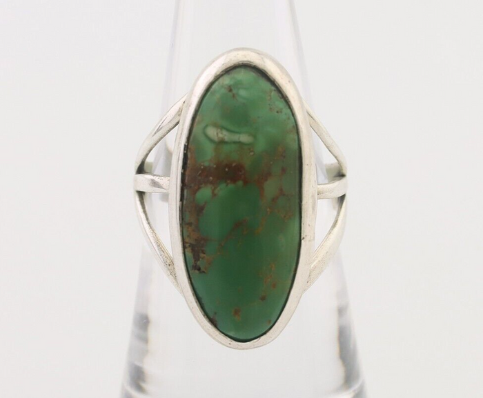 Navajo Ring 925 Silver Royston Turquoise Native American Artist C.80's