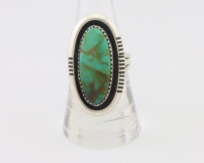 Navajo Ring 925 Silver Royston Turquoise Native American Artist C.80's