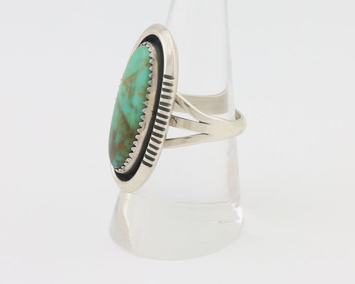 Navajo Ring 925 Silver Royston Turquoise Native American Artist C.80's