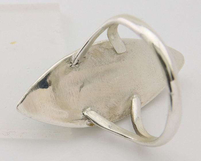 Navajo Ring 925 Silver Turquoise Shell Onyx Spiney Oyster Native Artist C80's