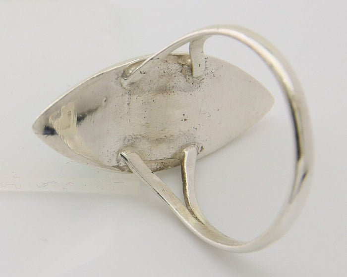 Navajo Ring 925 Silver Turquoise Shell Onyx Spiney Oyster Native Artist C80's