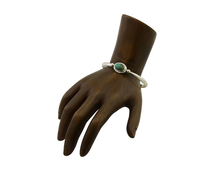 Navajo Royston Turquoise Bracelet 925 Silver Artist Native American C.80's