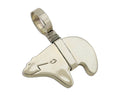 Navajo Spirit Bear Pendant 925 Sterling Silver Signed Nakai C.80's