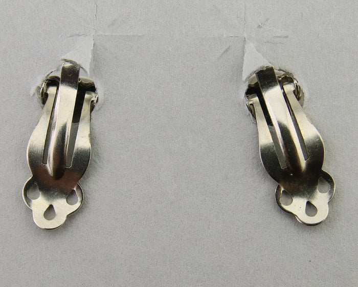 Navajo Stud Earrings 925 Silver Natural Turquoise Artist Signed M C.80's